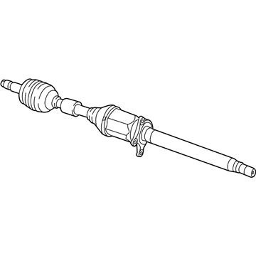 2017 Chrysler 200 Axle Shaft - 52123810AB