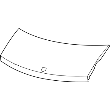 2002 Dodge Ram Van Hood - 55346549AI