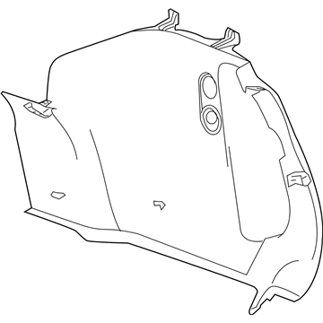 Mopar XC25DKAAA Panel-Cargo Compartment