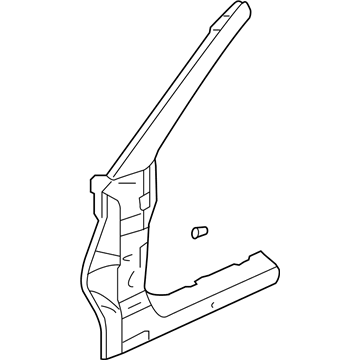 5311D128 Mopar Pillar-Front Outer RH Illustration 1 of 1