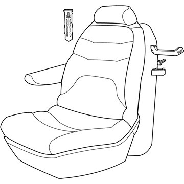 Mopar 1AM911D5AB Front Seat Cushion