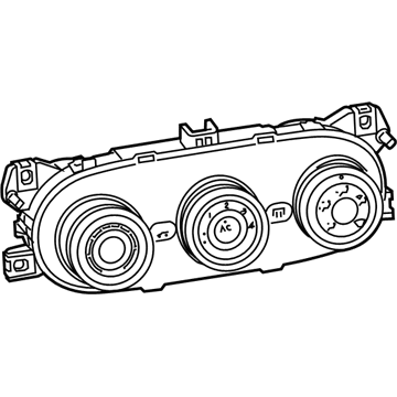68212095AA Mopar Control-A/C And Heater Illustration 1 of 1