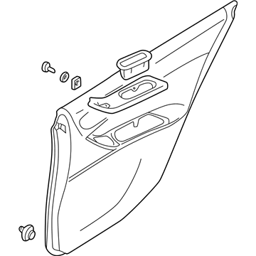 Mopar MR638780 Panel-Rear Door
