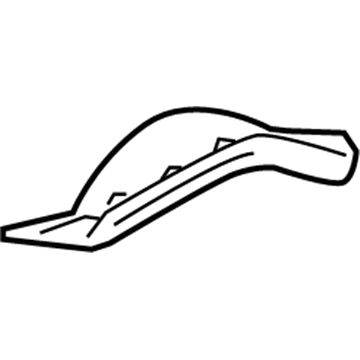 Mopar 6410B246 Cover-Rear Bumper Under