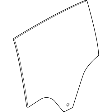 Mopar 68607042AA GLASS-REAR DOOR