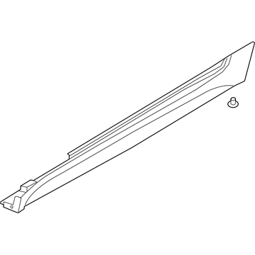 6LK91RB1AA Mopar Molding-Side SILL Illustration 1 of 1