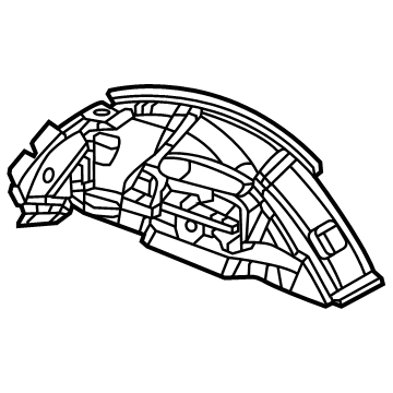 Mopar 68161172AA SILENCER-WHEELHOUSE Inner