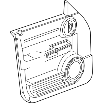 Mopar 5KF441DVAF Panel-Front Door Trim