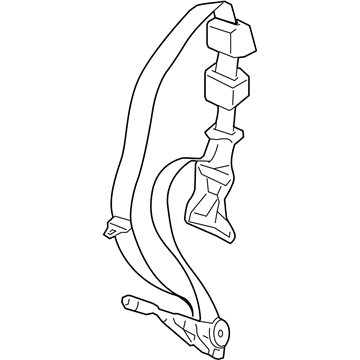 2012 Ram 1500 Seat Belt - 5KQ121DVAC