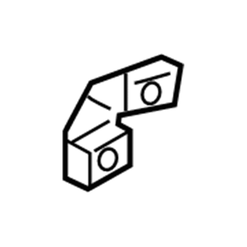 6400D316 Mopar Bracket-Front Bumper Side Illustration 1 of 1