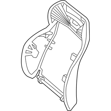 Mopar 5103033AA Frame-Front Seat Back
