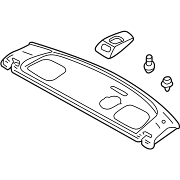 Mopar MR633511 Panel-Rear Shelf