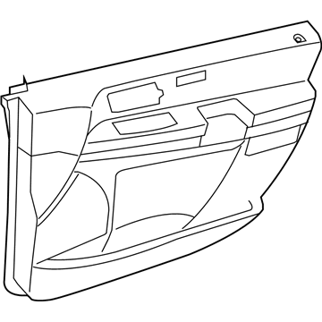 Mopar 1UX55BD1AA Panel-Front Door Trim