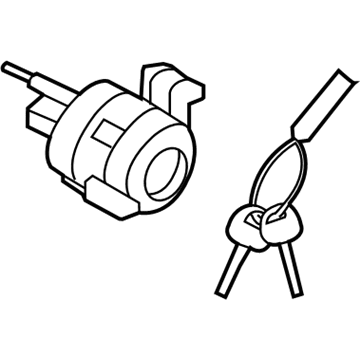 Mopar 819001RB00 Sub Set-S-Sub Set-Steering Lock