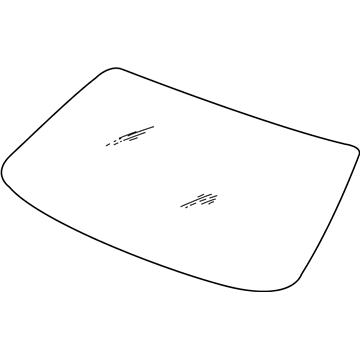 Mopar 8611025100 Glass-W/S-Glass-Windshield