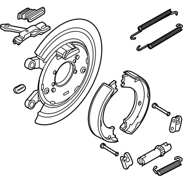 Mopar 4779823AC Plate-Parking Brake