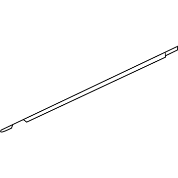 Mopar 5727A005 Molding-Front Door Window Belt Line