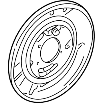 Mopar MR510553 Plate-Rear Brake Backing