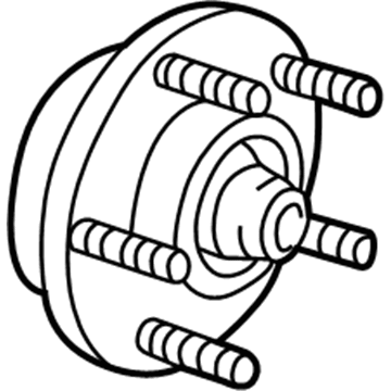 2000 Chrysler Cirrus Wheel Hub - 4616477AB