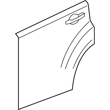 Mopar 5067714AB Door-Rear Door Outer