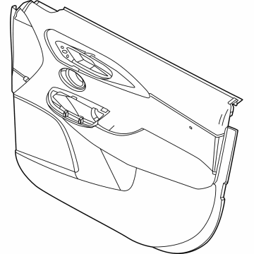 Mopar 7QP59U8TAA PANEL-FRONT DOOR TRIM