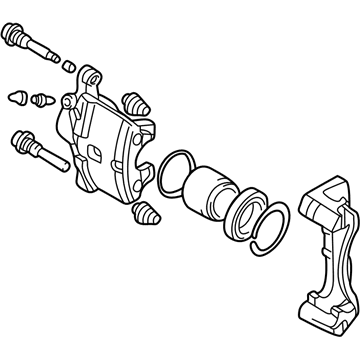2001 Dodge Stratus Brake Caliper - MR527671