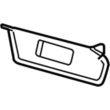 2011 Ram Dakota Sun Visor - 5JT92BD1AA