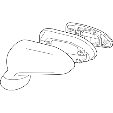 Mopar 7632A389GA Mirror-Door