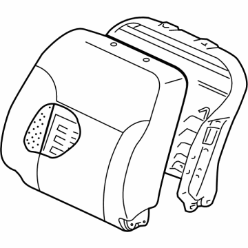 Mopar 6901A261XB Seat Back-Front Seat