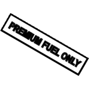 5170473AA Mopar Label-Fuel Illustration 1 of 1