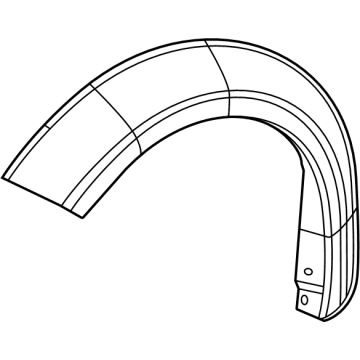 Mopar 6TN40TZZAE Molding-Wheel Flare