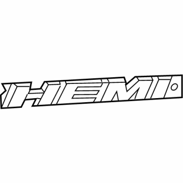 Mopar 68234615AB Nameplate