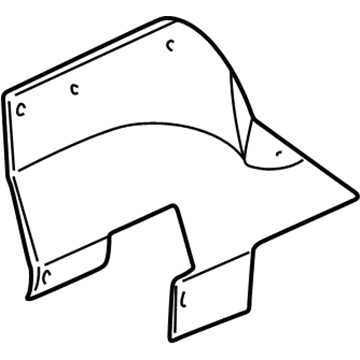 Mopar MR484654 Shield-Front WHEELHOUSE Splash