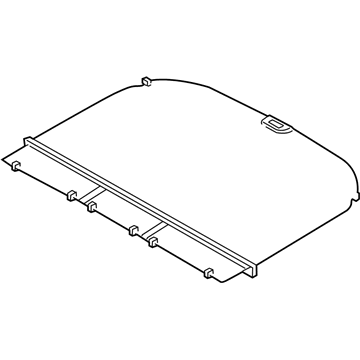 Mopar MR763628 Panel-Rear Shelf