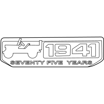 Mopar 68293959AA NAMEPLATE-Front Door