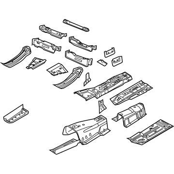 Mopar 5112769AG Pan-Front Floor