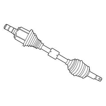 68070393AC Mopar Shaft-Axle Half Illustration 1 of 1