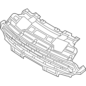 68332615AA Mopar Radiator Grille Illustration 1 of 1