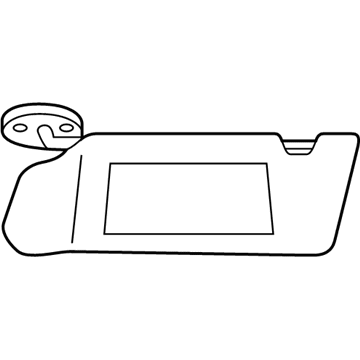 2002 Dodge Intrepid Sun Visor - TH96TL2AB
