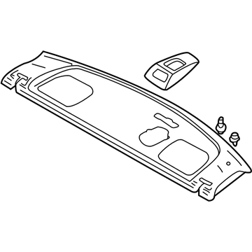 Mopar MR633505 Panel-Rear Shelf