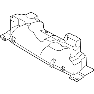 68313850AA Mopar Bracket-Radiator Illustration 1 of 1