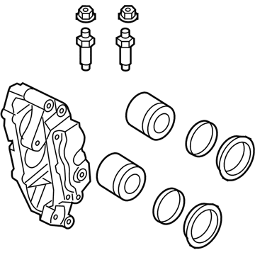 2006 Dodge Ram 1500 Brake Caliper - 5143398AA