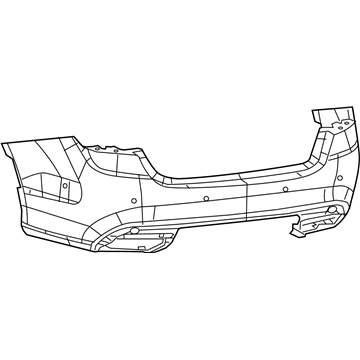 2017 Chrysler 200 Bumper - 1UW73TZZAD