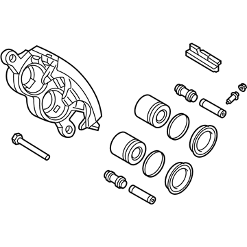 2006 Dodge Durango Brake Caliper - VK458283AA