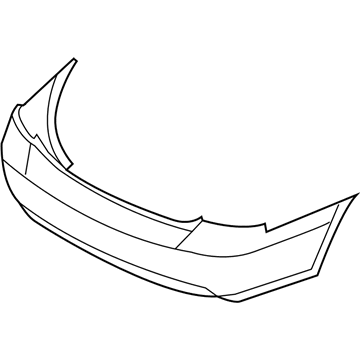 866111E000 Mopar Rear Bumper Illustration 1 of 1