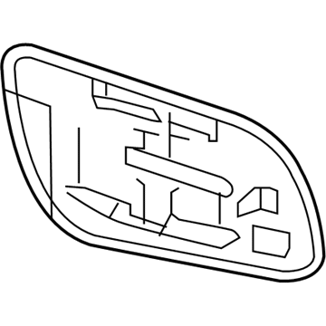 Mopar 7632B327 Mirror-Door
