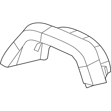Mopar 5KF16RXFAF WHEEL OPENING FLARE