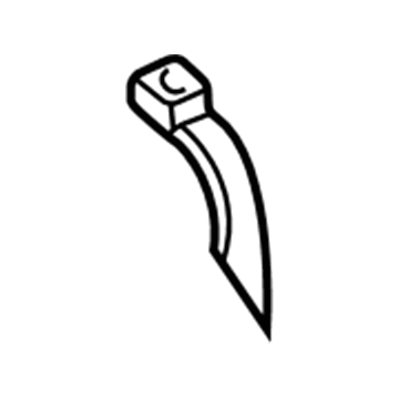 Mopar 5DW62RK5 SEATBELT Rear Lap Buckle