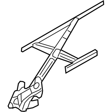 Mopar 5713A317 Front Door Window Regulator