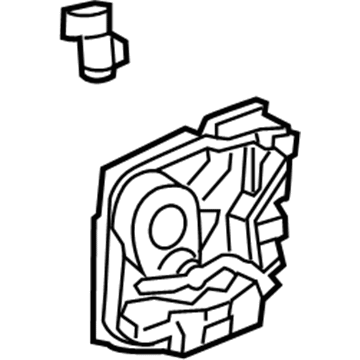 5715A749 Mopar Front Door Latch Illustration 1 of 1